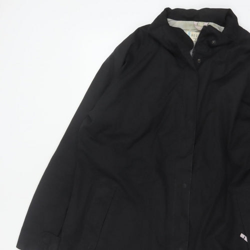 Regatta Women’s Black UK 18 Long Waterproof Hooded Rain Coat