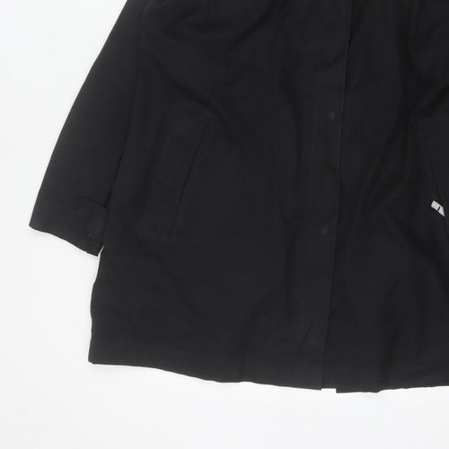 Regatta Women’s Black UK 18 Long Waterproof Hooded Rain Coat