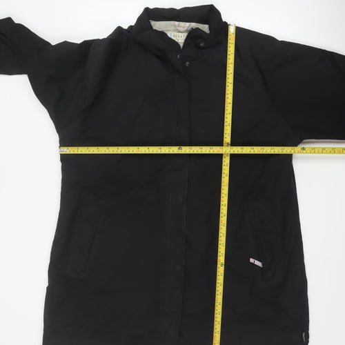 Regatta Women’s Black UK 18 Long Waterproof Hooded Rain Coat