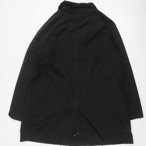 Regatta Women’s Black UK 18 Long Waterproof Hooded Rain Coat