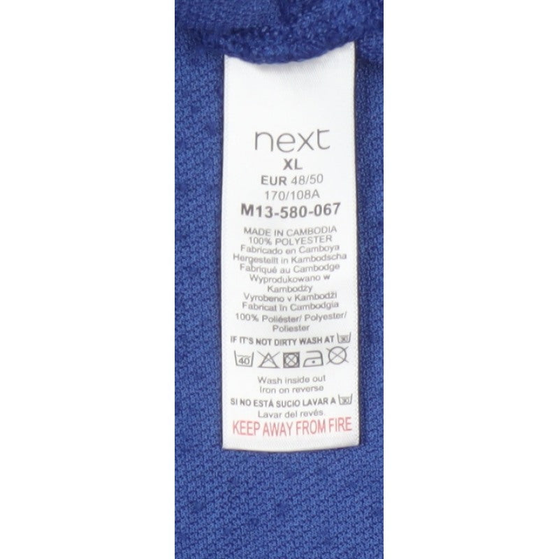 Next Women Blue XL Teddy Fleece Pullover Sweatshirt Crew Neck