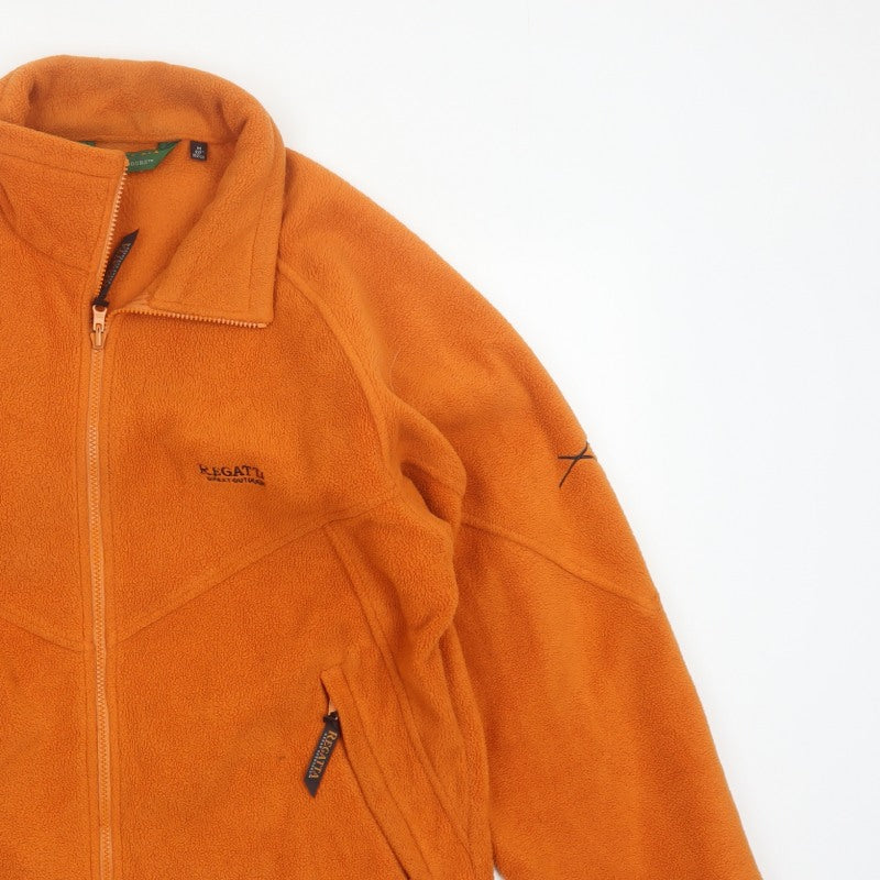 Regatta Men's Orange M Basic Fleece Full Zip Outdoor Jacket