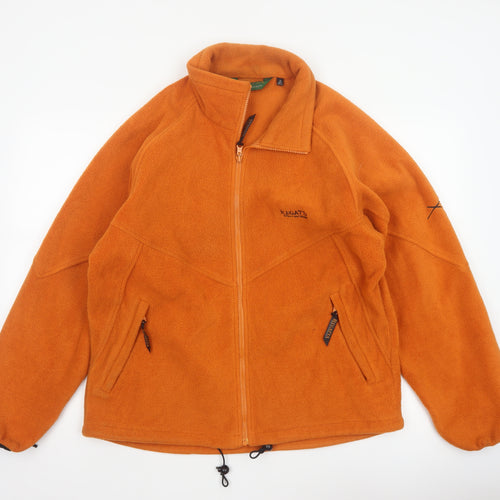 Regatta Men's Orange M Basic Fleece Full Zip Outdoor Jacket
