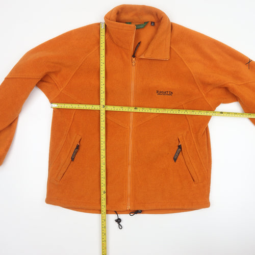 Regatta Men's Orange M Basic Fleece Full Zip Outdoor Jacket