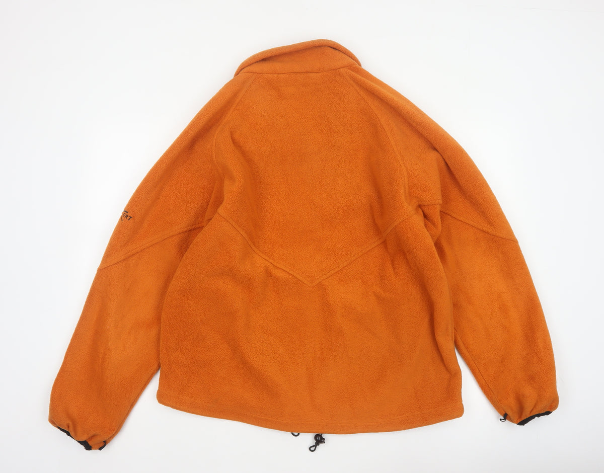 Regatta Men's Orange M Basic Fleece Full Zip Outdoor Jacket