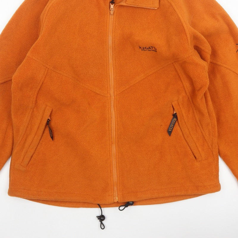 Regatta Men's Orange M Basic Fleece Full Zip Outdoor Jacket