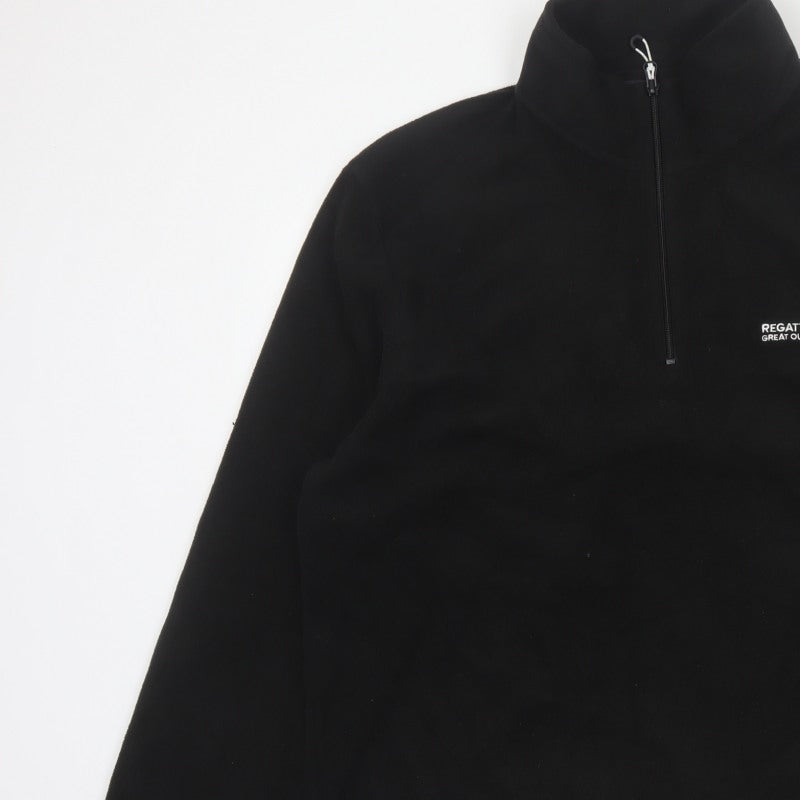 Regatta Men's Black XL 1/4 Zip Fleece Sweatshirt Outdoor