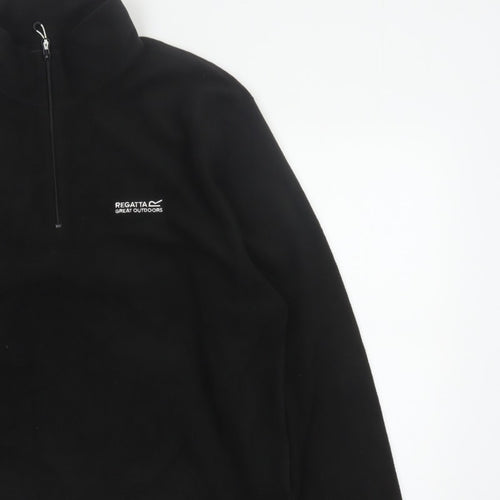 Regatta Men's Black XL 1/4 Zip Fleece Sweatshirt Outdoor