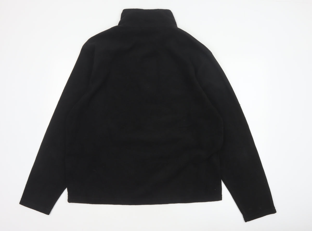Regatta Men's Black XL 1/4 Zip Fleece Sweatshirt Outdoor