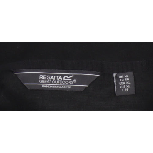Regatta Men's Black XL 1/4 Zip Fleece Sweatshirt Outdoor