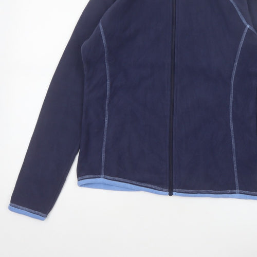 Mountain Warehouse Women’s Blue UK 8 Full Zip Fleece Jacket