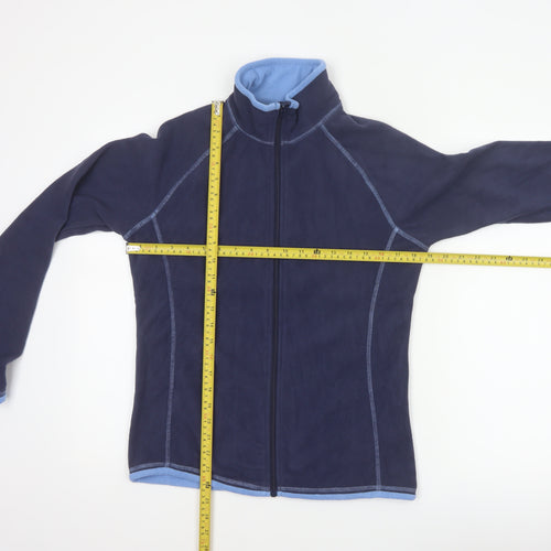 Mountain Warehouse Women’s Blue UK 8 Full Zip Fleece Jacket