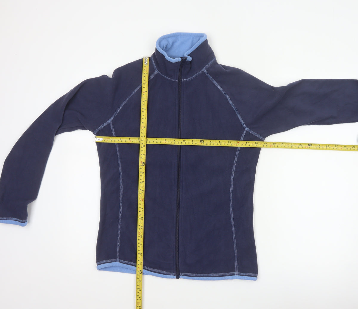 Mountain Warehouse Women’s Blue UK 8 Full Zip Fleece Jacket