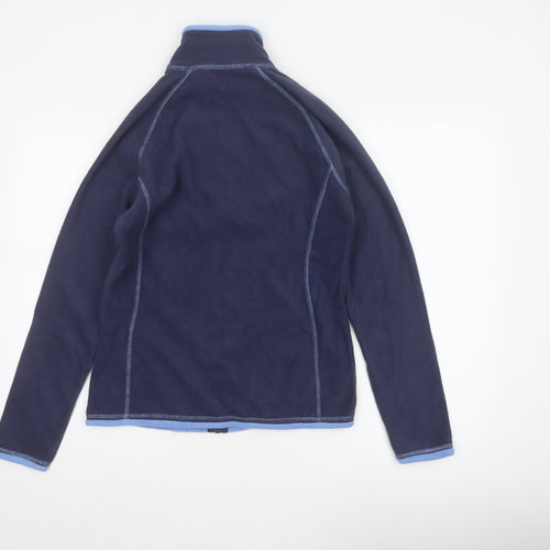 Mountain Warehouse Women’s Blue UK 8 Full Zip Fleece Jacket