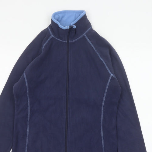 Mountain Warehouse Women’s Blue UK 8 Full Zip Fleece Jacket