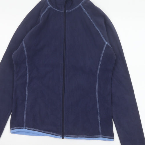 Mountain Warehouse Women’s Blue UK 8 Full Zip Fleece Jacket