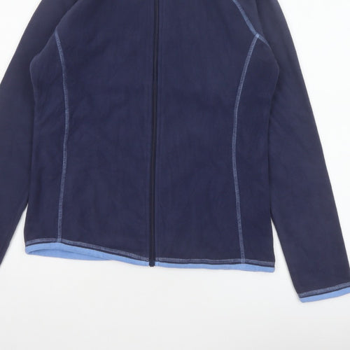 Mountain Warehouse Women’s Blue UK 8 Full Zip Fleece Jacket