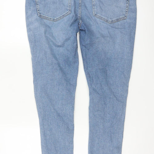 ASOS Design Men's Blue W34 L30 Skinny Distressed Powerstretch Jeans