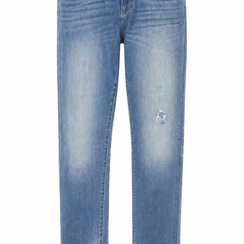 every.day.counts Men's Blue 29 Straight Distressed Stretch Jeans