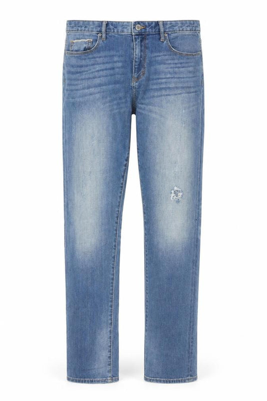 every.day.counts Men's Blue 29 Straight Distressed Stretch Jeans
