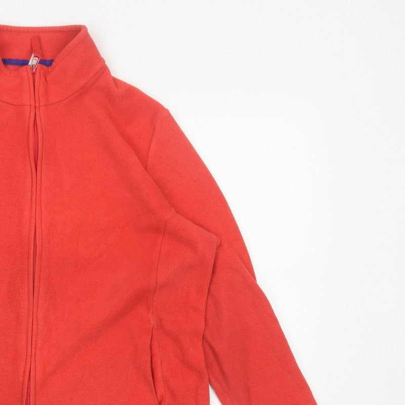 Marks & Spencer Women’s Red UK 20 Fleece Full Zip Basic Jacket