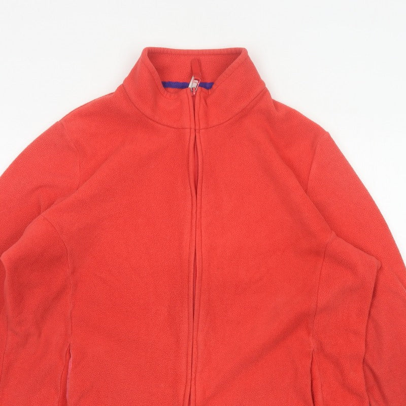 Marks & Spencer Women’s Red UK 20 Fleece Full Zip Basic Jacket