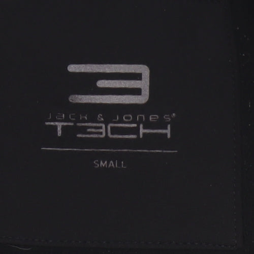 Jack & Jones Tech Men’s Black Small Hooded Softshell Jacket