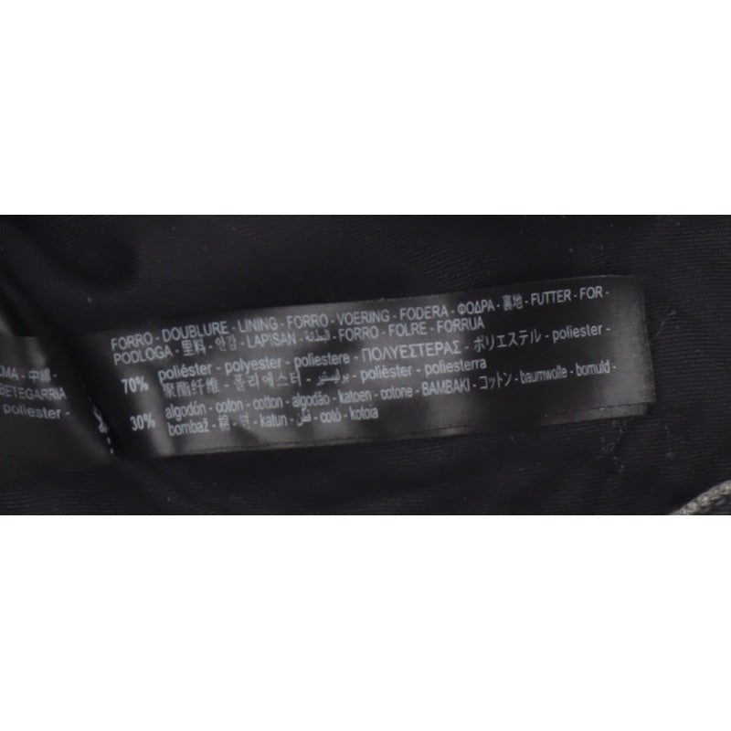 Zara Men Black Denim Jacket M Beige Collar Button Front Workwear