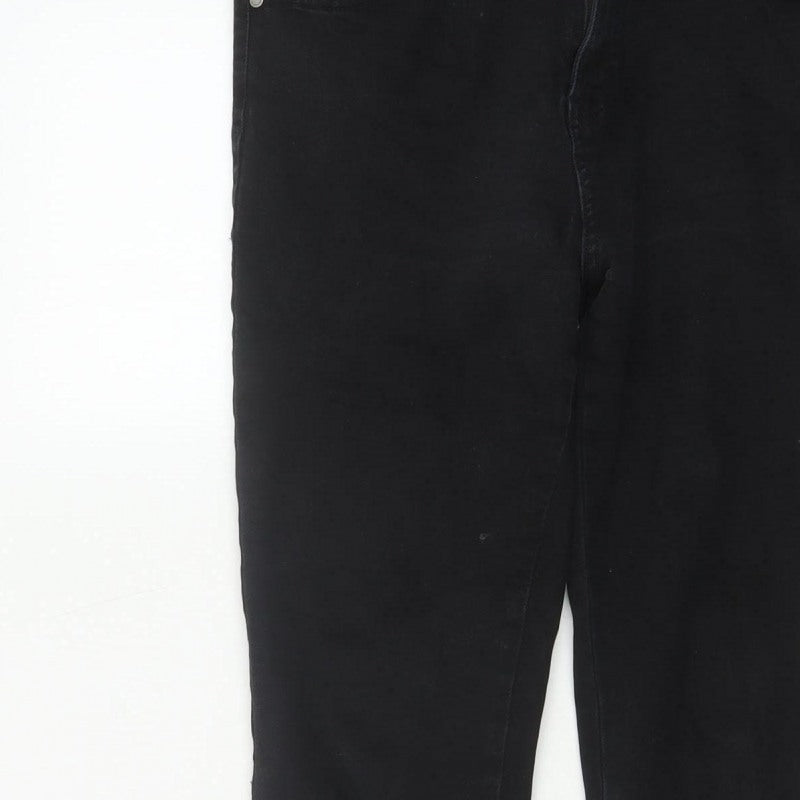 Principles Isla Straight Women’s Black Jeans UK 12 Regular Stretch