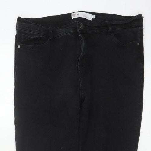 Principles Isla Straight Women’s Black Jeans UK 12 Regular Stretch