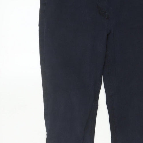 Hobbs Women Blue UK 10 Skinny Stretch Jegging Trousers Pockets