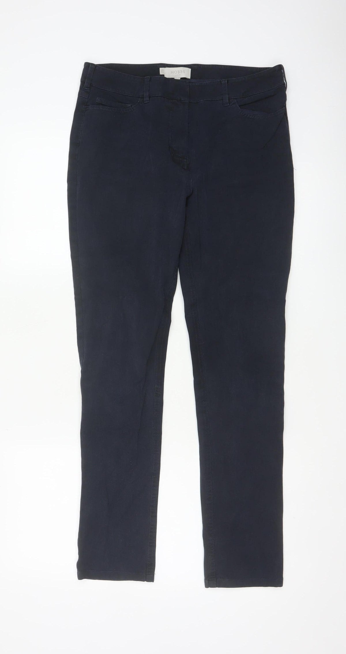 Hobbs Women Blue UK 10 Skinny Stretch Jegging Trousers Pockets