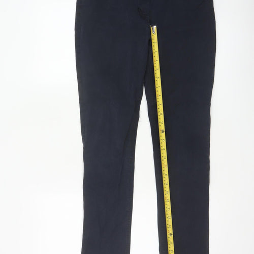 Hobbs Women Blue UK 10 Skinny Stretch Jegging Trousers Pockets