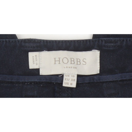 Hobbs Women Blue UK 10 Skinny Stretch Jegging Trousers Pockets