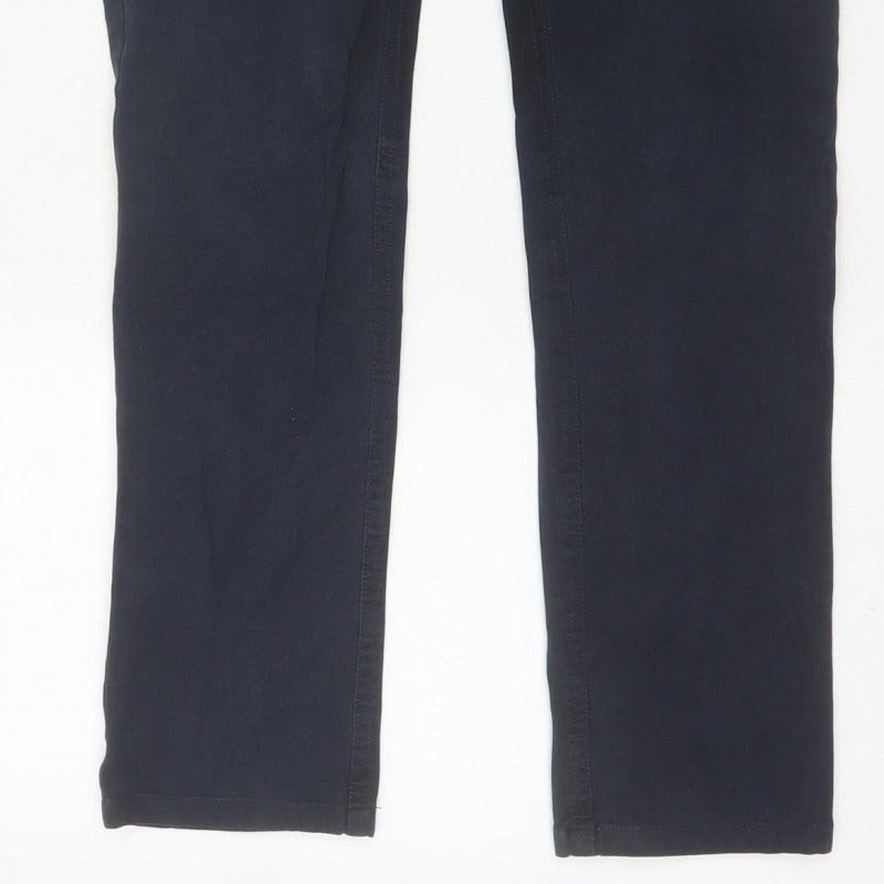 Hobbs Women Blue UK 10 Skinny Stretch Jegging Trousers Pockets