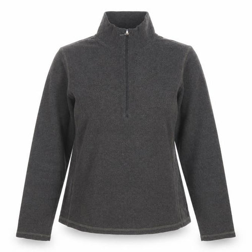 GAP Women Grey M Fleece 1/2 Zip Pullover Sweatshirt