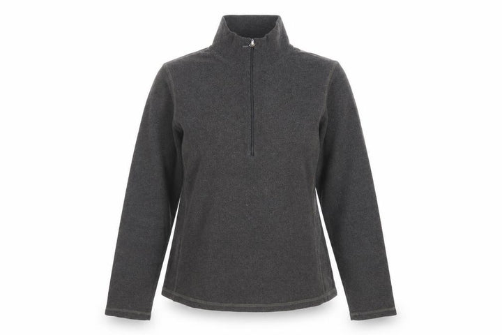 GAP Women Grey M Fleece 1/2 Zip Pullover Sweatshirt