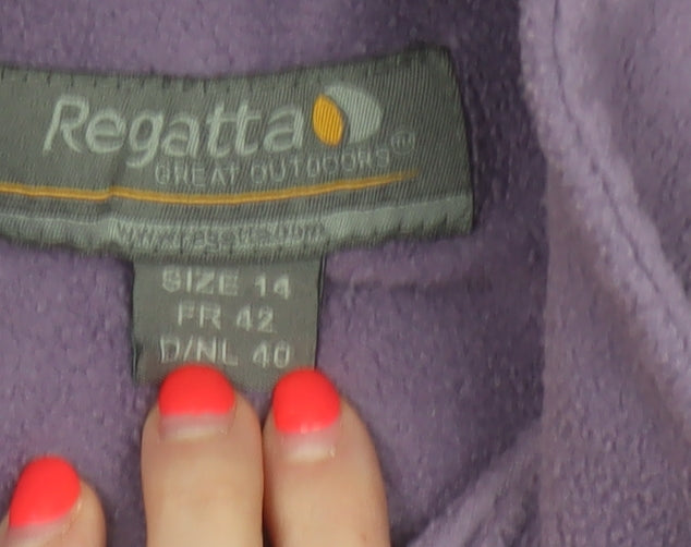 Regatta Women’s Purple Size 14 Fleece Full Zip Outdoor Jacket