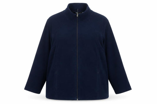 Marks and Spencer Women's Blue UK 20 Full Zip Fleece Jacket