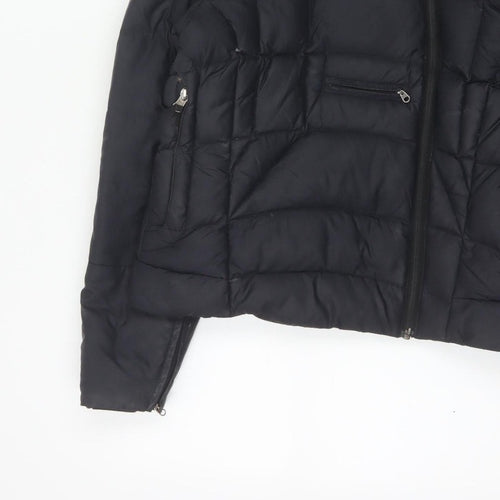 The North Face Women’s Black S Hooded Puffer Jacket Logo