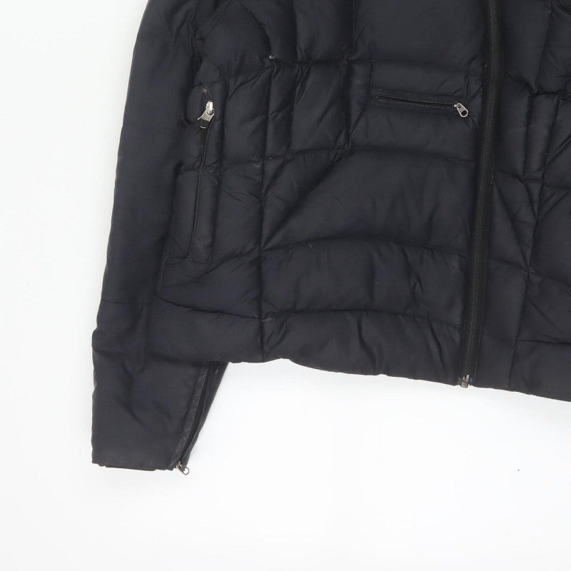 The North Face Women’s Black S Hooded Puffer Jacket Logo