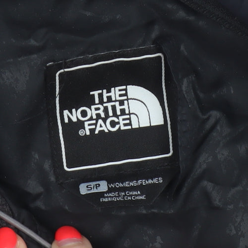The North Face Women’s Black S Hooded Puffer Jacket Logo