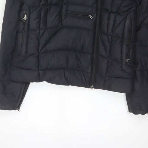 The North Face Women’s Black S Hooded Puffer Jacket Logo