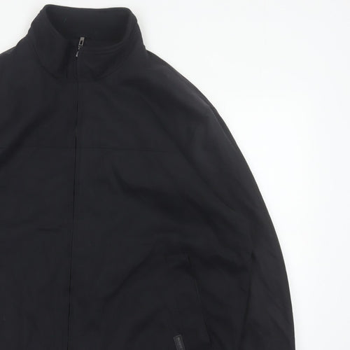 Bosideng Men’s Black XL Bomber Jacket Full Zip Stand Collar