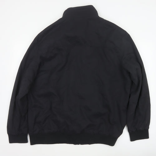 Bosideng Men’s Black XL Bomber Jacket Full Zip Stand Collar