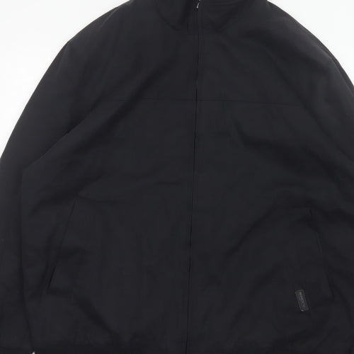 Bosideng Men’s Black XL Bomber Jacket Full Zip Stand Collar