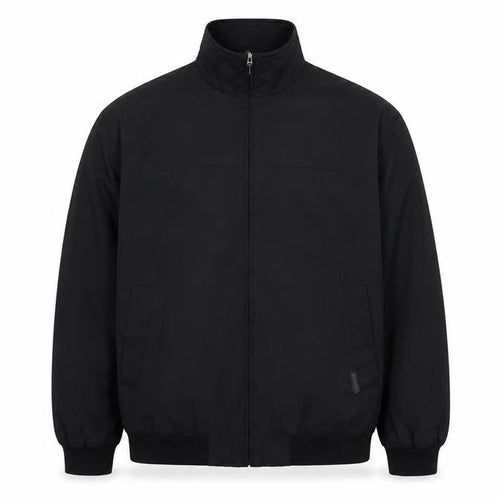 Bosideng Men’s Black XL Bomber Jacket Full Zip Stand Collar