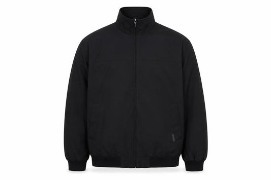 Bosideng Men’s Black XL Bomber Jacket Full Zip Stand Collar