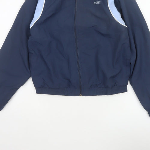 LA Gear Women’s Blue Size 10 Full Zip Sports Jacket Mesh Lined