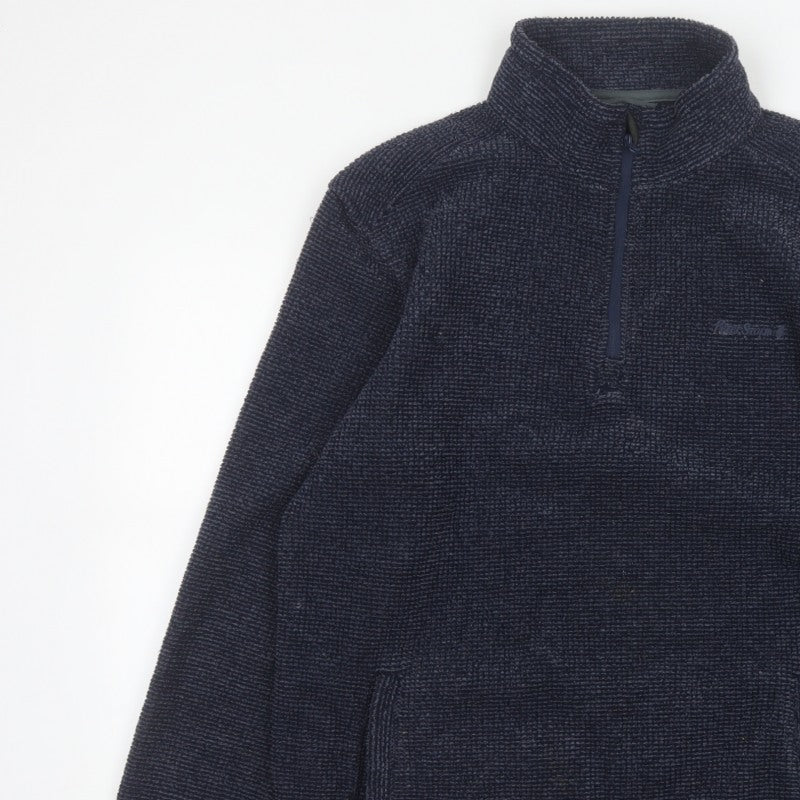 Additional view of Peter Storm Men’s Blue M 1/4 Zip Fleece Sweatshirt Pockets